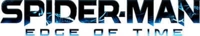 Spiderman: Edge of Time title screen for Wii
